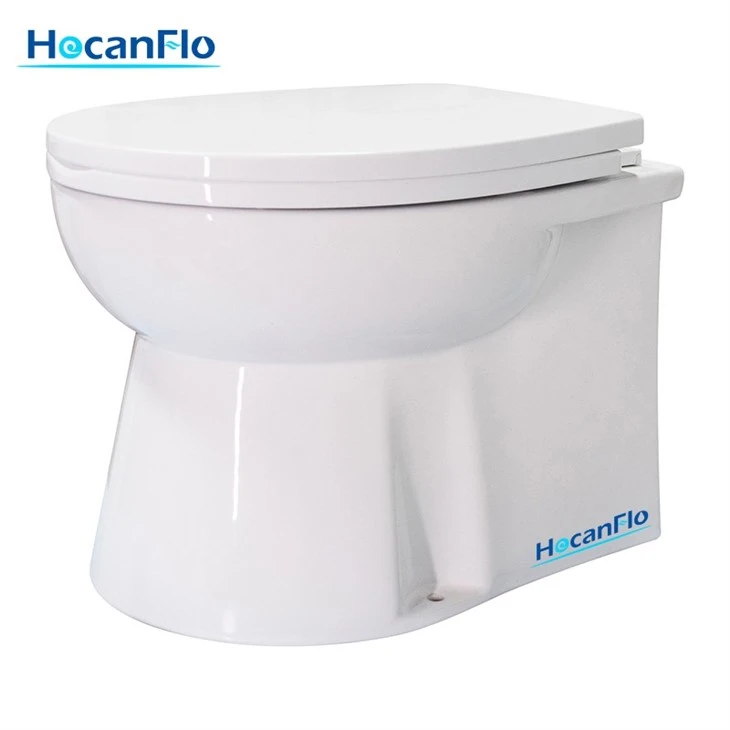 Marine Toilet With Macerator Pump